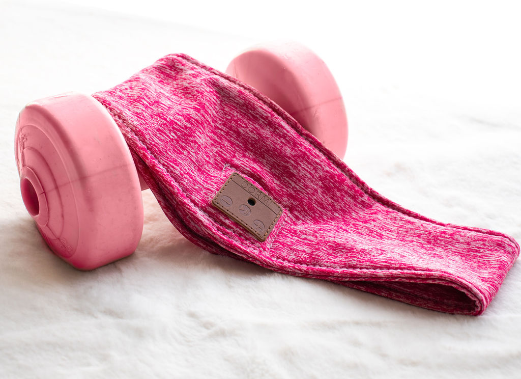 Dormi Pink Wireless Bluetooth Sleep Headband Headphones